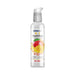 Bottle of Swiss Navy 4 in 1 Playful Flavors warming mango lubricant and massage gel, 4 fl oz.