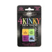 Set of four colorful kinky dice in black packaging labeled 4 Kinky Sex Dice by Behind Closed Doors.