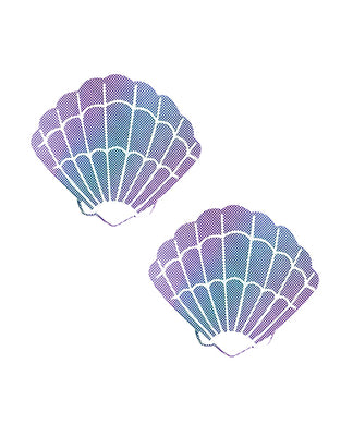 Neva Nude Lustful Mermaid Shell Pasties - Lilac O/S