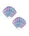 Neva Nude Lustful Mermaid Shell Pasties - Lilac O/S