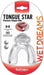 Tongue Star Pleasure Tongue Vibe in clear flexible design with intense stimulation motor and changeable batteries included.