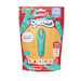 Screaming O 4B Demon mini vibrator in teal with compostable red and yellow packaging highlighting eco-friendly features.