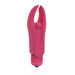 Compact grape purple 4b Demon Finger Vibrator with flexible silicone horns and a central pleasure bead.