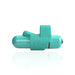Compact turquoise 4b Fingo Slim finger vibrator with ergonomic loop and smooth silicone finish.