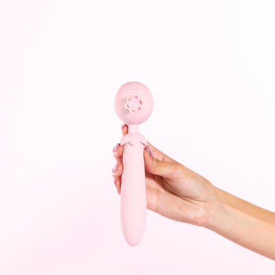 Natalie's Toy Box Lick N' Stick Clit Flicker & G-spot Vibe - Pink