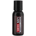 Black 1 fl oz bottle of Swiss Navy premium silicone anal lubricant with red and white label.