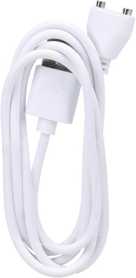 White USB magnetic charging cable for Ritual Bliss Rechargeable Blue silicone suction toy.