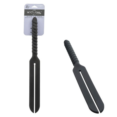Nocturnal Collection Silicone Slap Paddle Black