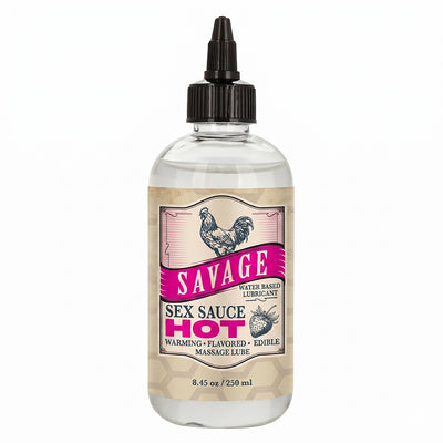 Savage Sex Sauce Hot Strawberry 8.45oz