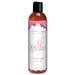Bottle of Intimate Earth Soothe Anal Anti-Bacterial Glide with guava bark extract, featuring a pink floral label design.