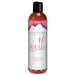 Bottle of Intimate Earth Soothe Anal Anti-Bacterial Glide with guava bark extract and floral label design.