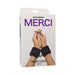 Merci Velvet Wrist Cuffs Violet/Black