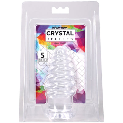 Crystal Jellies Anal Twist 5 Inch Clear