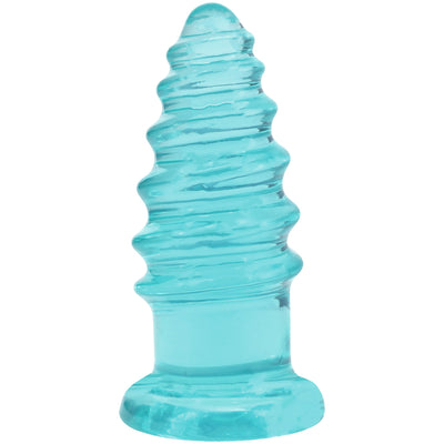 Crystal Jellies Anal Twist 7 Inch Teal