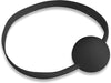 Black silicone ball gag with adjustable strap designed for comfortable, secure fit during role play.