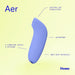 Blue Dame Aer Air Pulse Stimulator with suction-like stimulation, waterproof design, five vibration levels, and body-safe materials.