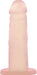 Peach-colored realistic silicone dong with suction base from Addiction Cocktails collection, 5.5 inches long.