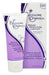 Tube and box of Blossom Organics Natural Moisturizing Lubricant with purple and white floral design.