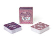 The Naughty and Nice Dates Kit featuring two decks of cards labeled Naughty and Nice with over 100 unique date ideas.