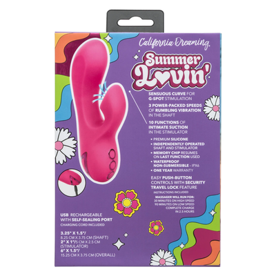 California Dreaming Summer Lovin' Venice Beach Babe Pink