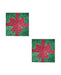 Neva Nude HO HO HO Christmas Gift Pasties - Green/Red O/S