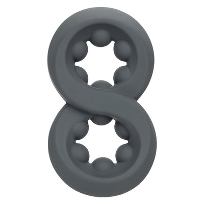 Alpha Liquid Silicone Beaded Crazy-8 Ring