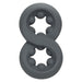 Alpha Liquid Silicone Beaded Crazy-8 Ring