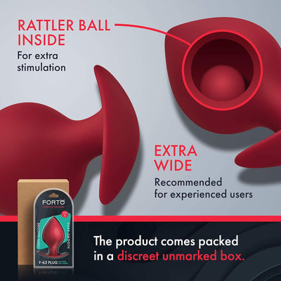 FORTO F-63 Rattler Spade Red Small