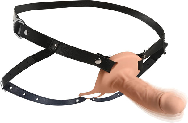 2 Inch Erection 28x Realistic Vibrating Silicone Penis Sheath With Remote