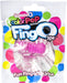 Color Pop Fing O Tip fingertip vibrator in pink with colorful polka dot packaging for discreet stimulation.