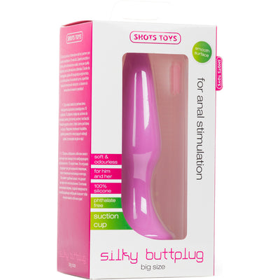Shots Toys Silky Buttplug Big Pink