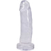Crystal Jellies Realistic Cock 7 Inch Clear