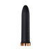 Black bullet vibrator with rose gold base from the Evolved Four Play Kit, sleek and smooth design.