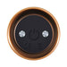 Top view of Evolved Four Play Kit bullet in black and rose gold with power and control buttons visible