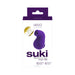 Packaging of the Suki Rechargeable Sonic Vibe in purple with 10 vibration modes and 6 intensity levels displayed.