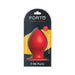 Forto F-98 Butt Plug, Large Red - package view 1