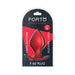 F-60 Spade Butt Plug, Red Medium - package view 1