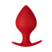 F-60 Spade Butt Plug, Red Medium - product view 2