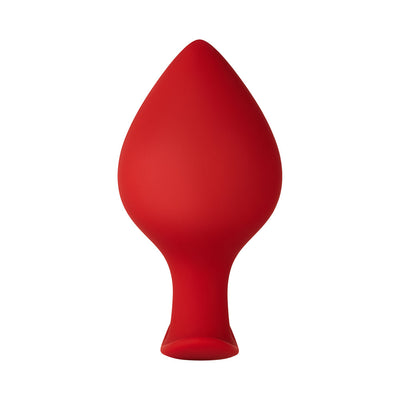 F-60 Spade Butt Plug, Red Medium - product view 3