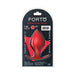 F-60 Spade Butt Plug, Red Medium - package view 6