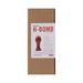 Tantus H-Bomb XL silicone plug in True Blood Red with packaging box and product details label.