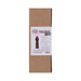 Tantus Fist Trainer firm in oxblood red with ribbed shaft, packaged in a simple brown box with product label.