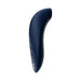 We-Vibe Melt clitoral suction stimulator in sleek navy blue with ergonomic curved design and control buttons.