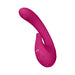Sleek magenta Vive Miki rechargeable silicone vibrator with ergonomic curved design and control buttons.