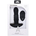 Doc Johnson A Play Expander black silicone anal plug with wireless remote in white retail packaging.