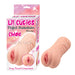 Lil' Cuties Perfect Masturbator Chloe Light with textured design and compact travel-friendly size in soft skin tone