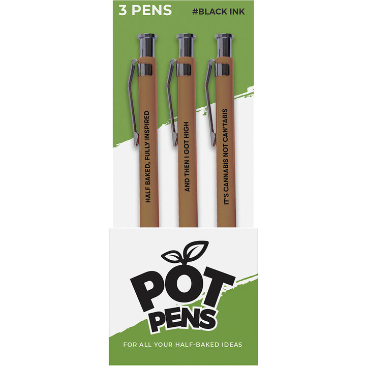 Pot Pens 3pk
