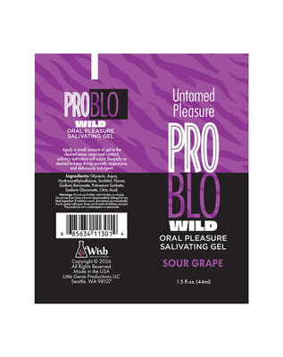 Problo Wild, Oral Pleasure Salivating Gel, Sour Grape 1.5oz