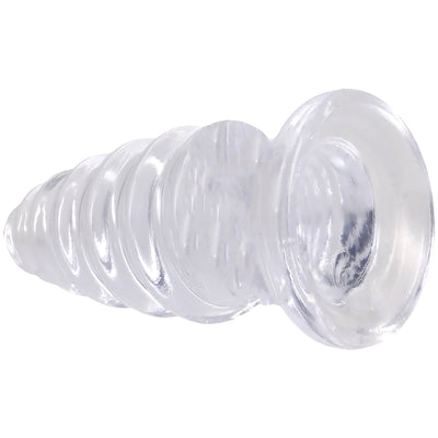 Crystal Jellies Anal Twist 6 Inch Clear
