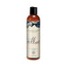 Bottle of Intimate Earth Pussy Willow Silk Hybrid Glide lubricant with natural-themed label and black cap, 240ml size.